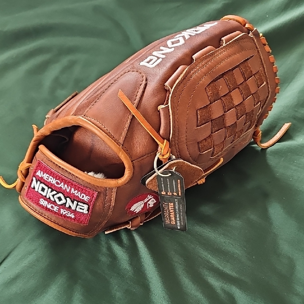 Brown Leather Baseball Glove
